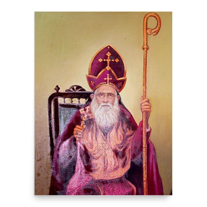 Antonio Francisco Xavier Alvares poster print, in size 18x24 inches.