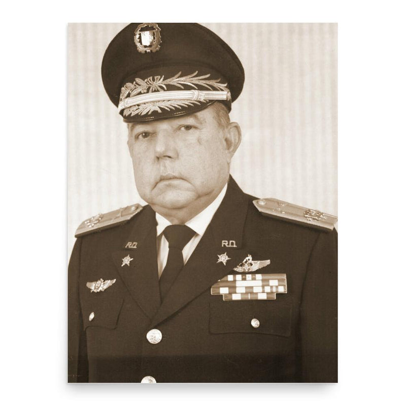 Antonio Imbert Barrera poster print, in size 18x24 inches.