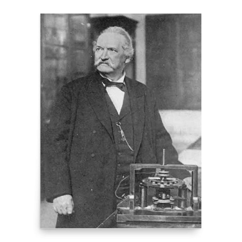 Antonio Pacinotti poster print, in size 18x24 inches.