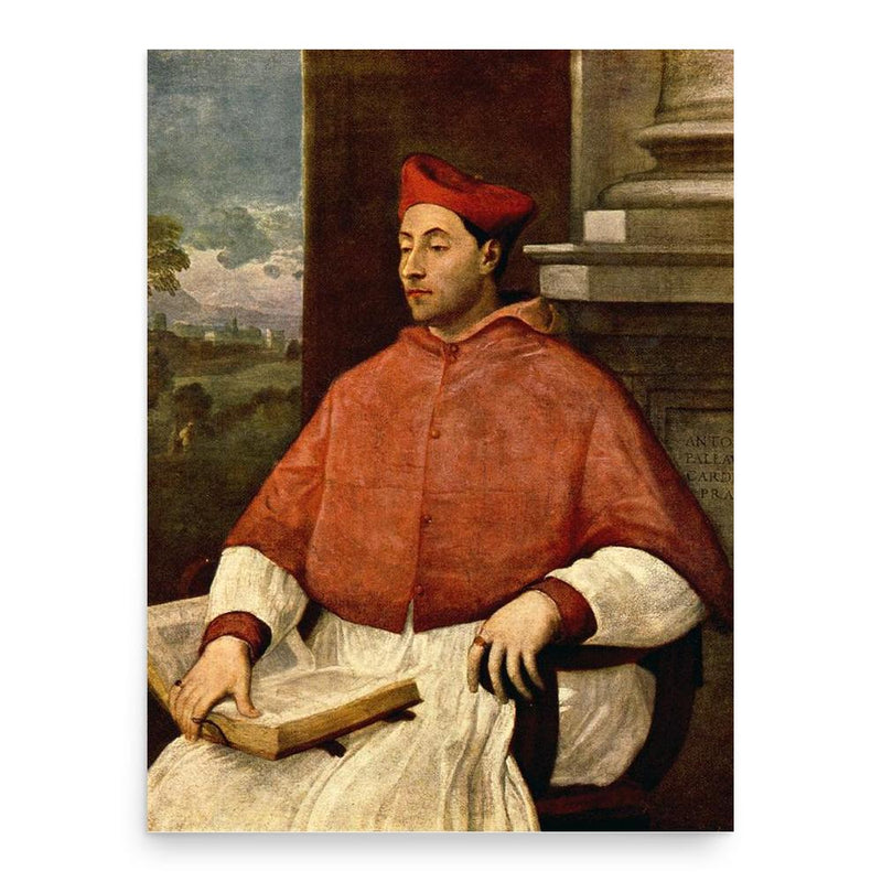 Antonio Pallavicini Gentili poster print, in size 18x24 inches.
