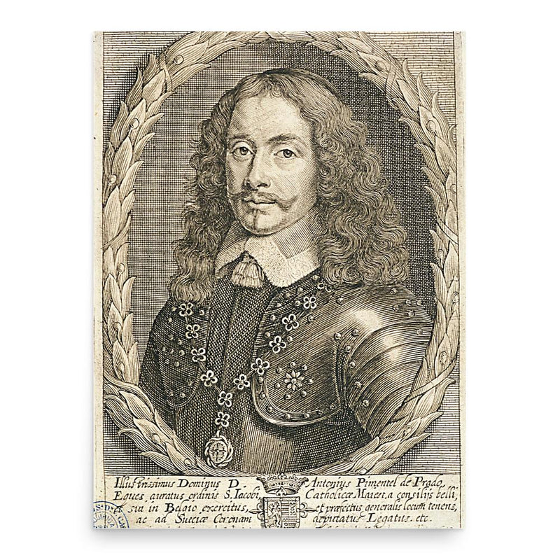 Antonio Pimentel de Prado poster print, in size 18x24 inches.