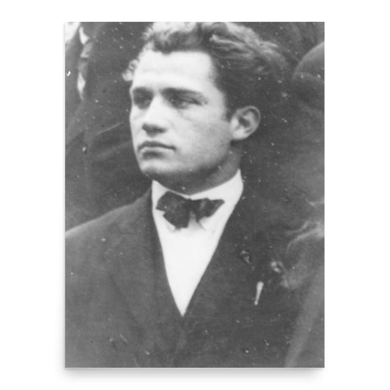 Antonio Sicurezza poster print, in size 18x24 inches.