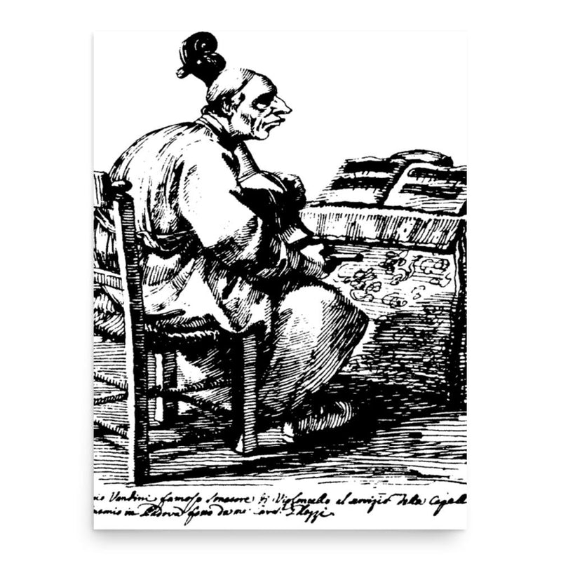 Antonio Vandini poster print, in size 18x24 inches.