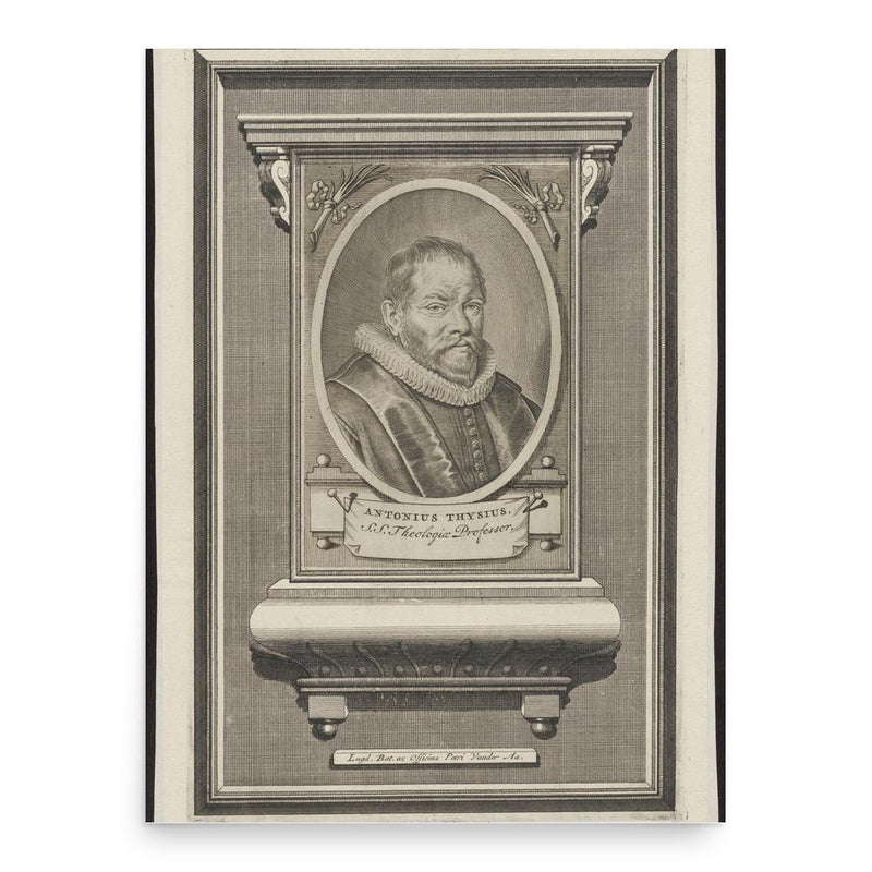 Antonius Thysius the Elder poster print, in size 18x24 inches.