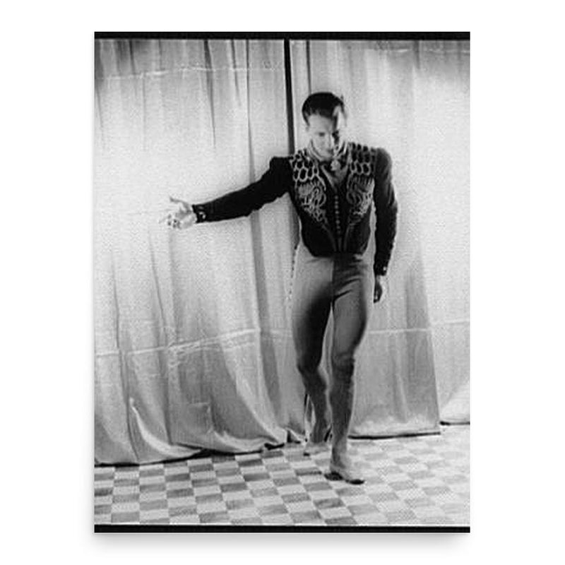 Antony Tudor poster print, in size 18x24 inches.