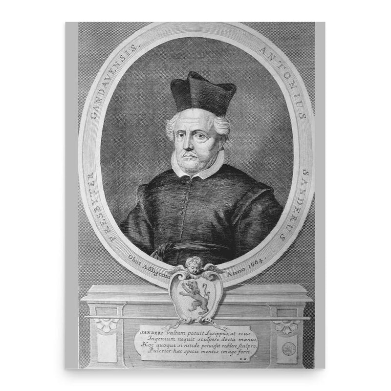 Antoon Sanders poster print, in size 18x24 inches.