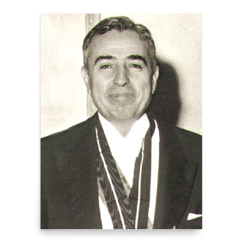 Anwar Nusseibeh poster print, in size 18x24 inches.