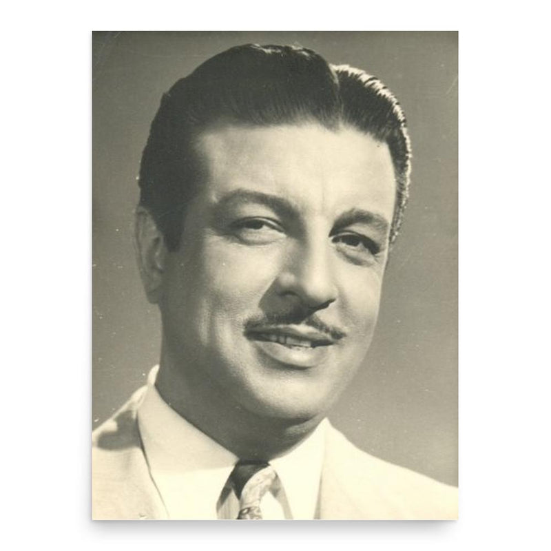 Anwar Wagdi poster print, in size 18x24 inches.