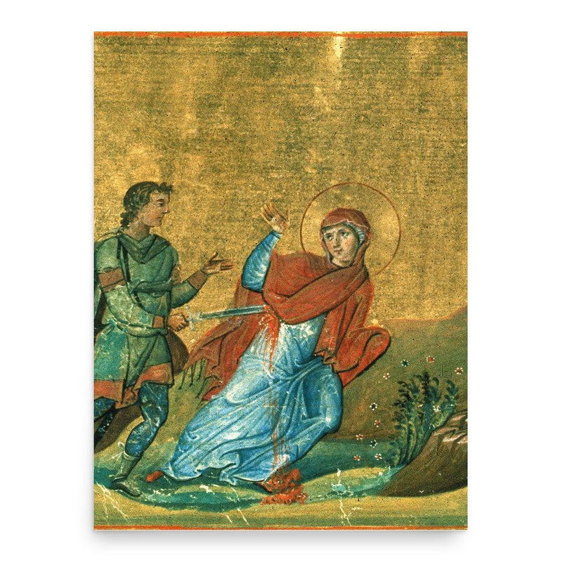 Anysia of Salonika poster print, in size 18x24 inches.