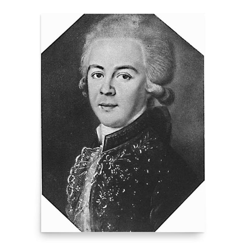 Apollo Mussin-Pushkin poster print, in size 18x24 inches.