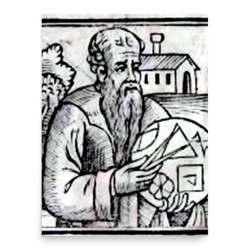 Apollonius of Perga poster print, in size 18x24 inches.