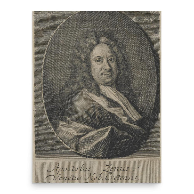 Apostolo Zeno poster print, in size 18x24 inches.