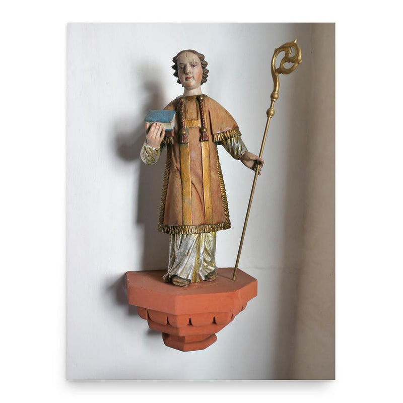 Aprunculus of Trier poster print, in size 18x24 inches.