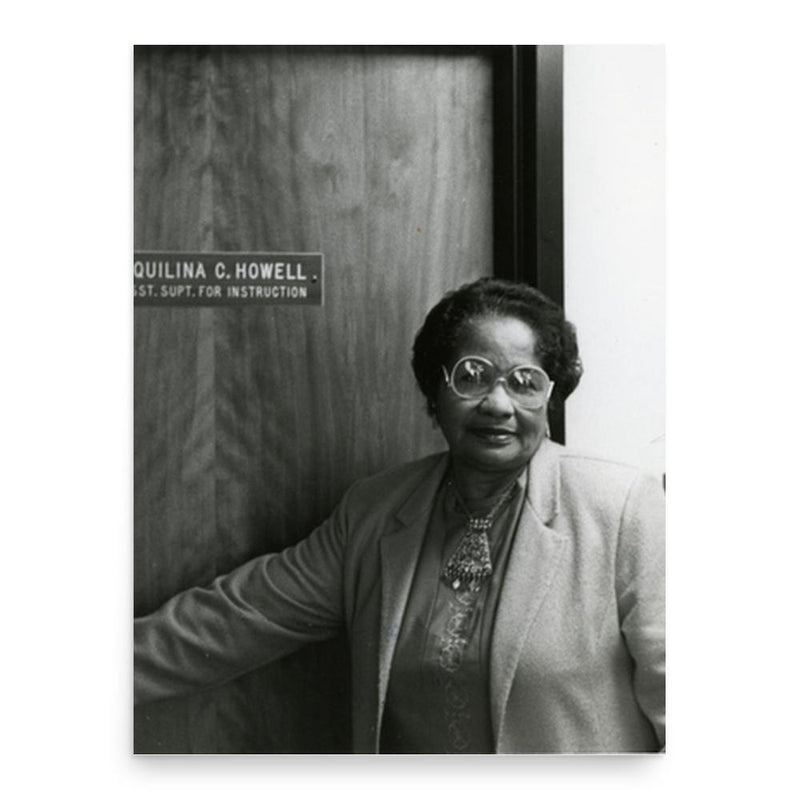 Aquilina Howell poster print, in size 18x24 inches.