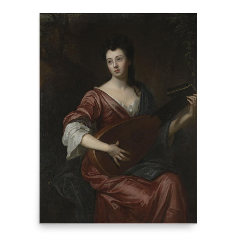 Arabella Hunt poster print, in size 18x24 inches.