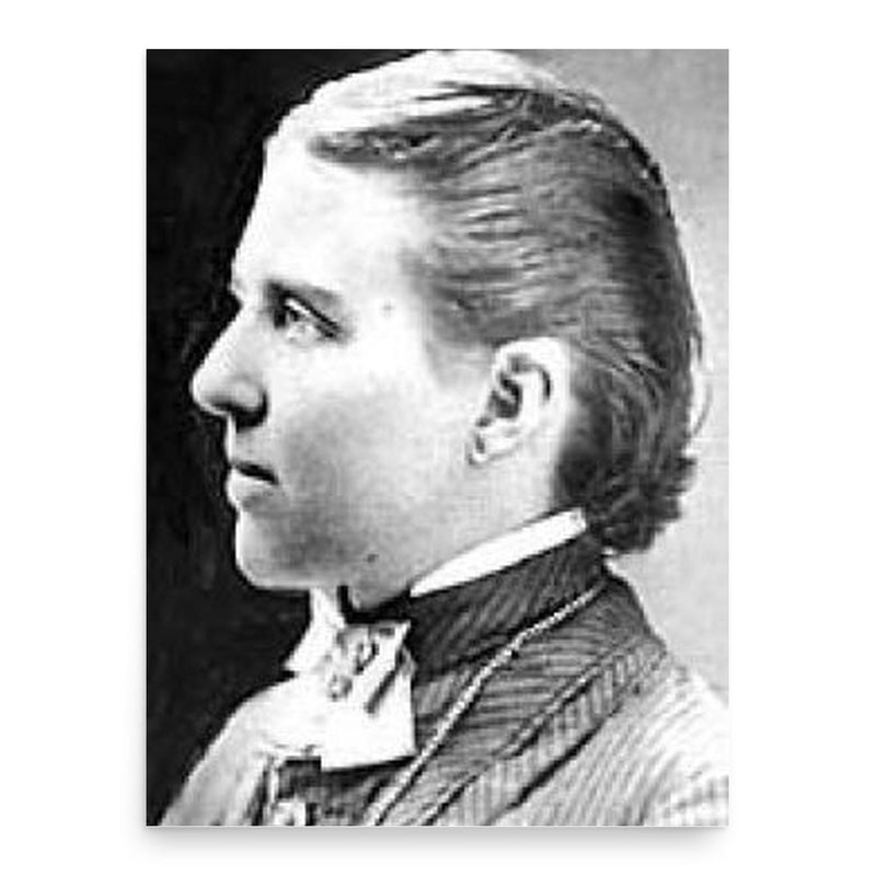 Arabella Mansfield poster print, in size 18x24 inches.