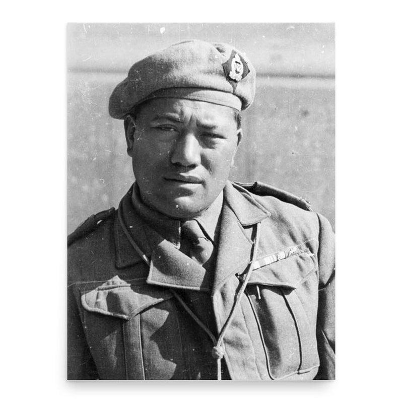 Arapeta Awatere poster print, in size 18x24 inches.