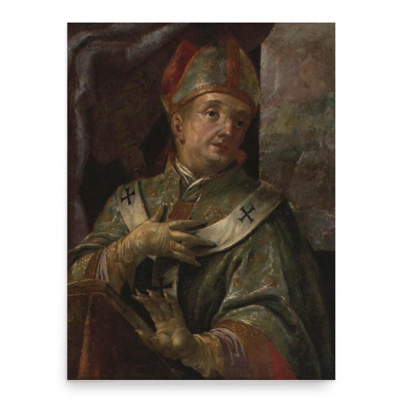 Arbeo of Freising poster print, in size 18x24 inches.