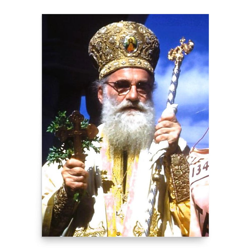 Archbishop Michael of America poster print, in size 18x24 inches.