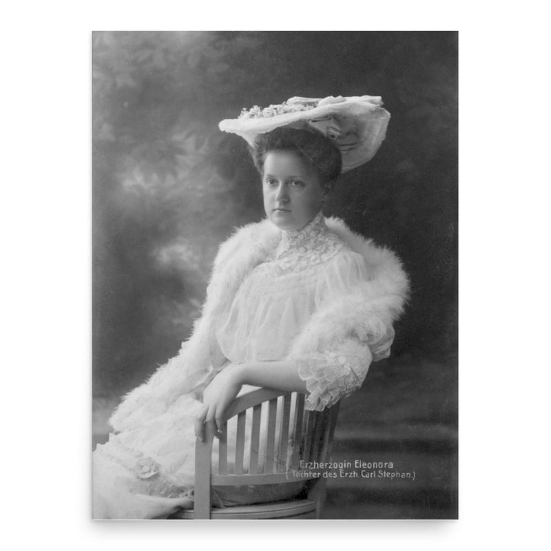 Archduchess Eleonora of Austria poster print, in size 18x24 inches.