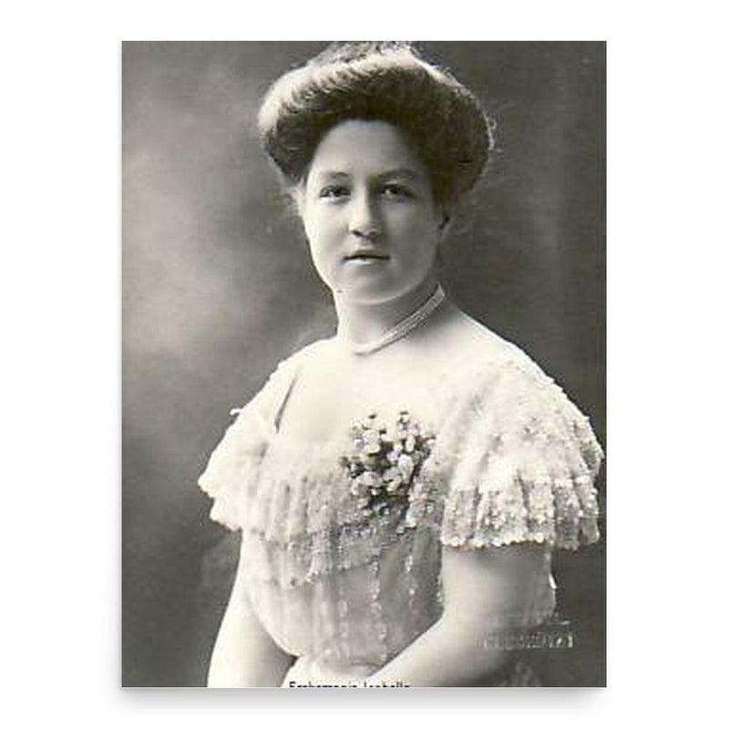 Archduchess Isabella of Austria poster print, in size 18x24 inches.