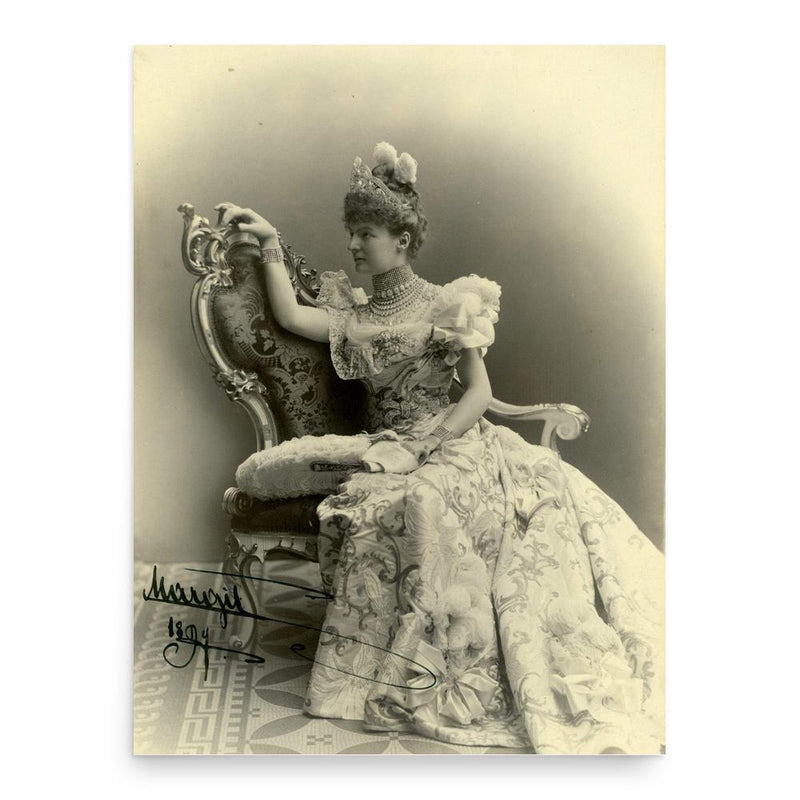 Archduchess Margarethe Klementine of Austria poster print, in size 18x24 inches.