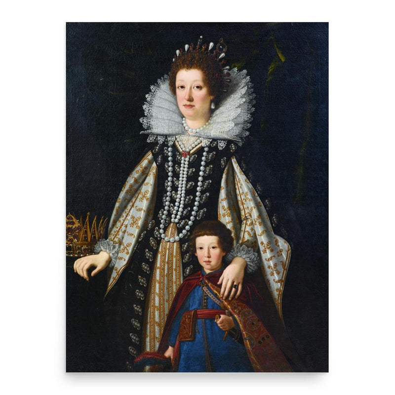 Archduchess Maria Maddalena of Austria poster print, in size 18x24 inches.
