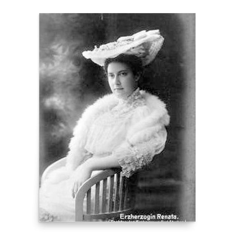Archduchess Renata of Austria poster print, in size 18x24 inches.