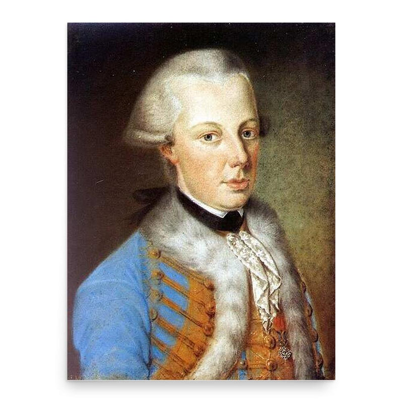 Archduke Alexander Leopold of Austria poster print, in size 18x24 inches.