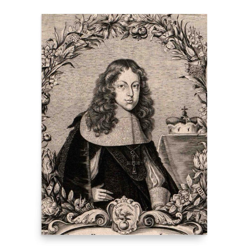 Archduke Charles Joseph of Austria poster print, in size 18x24 inches.