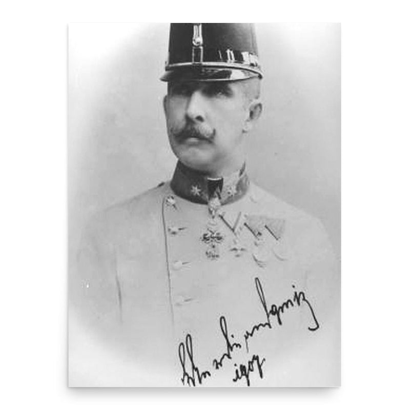 Archduke Ferdinand Karl of Austria poster print, in size 18x24 inches.