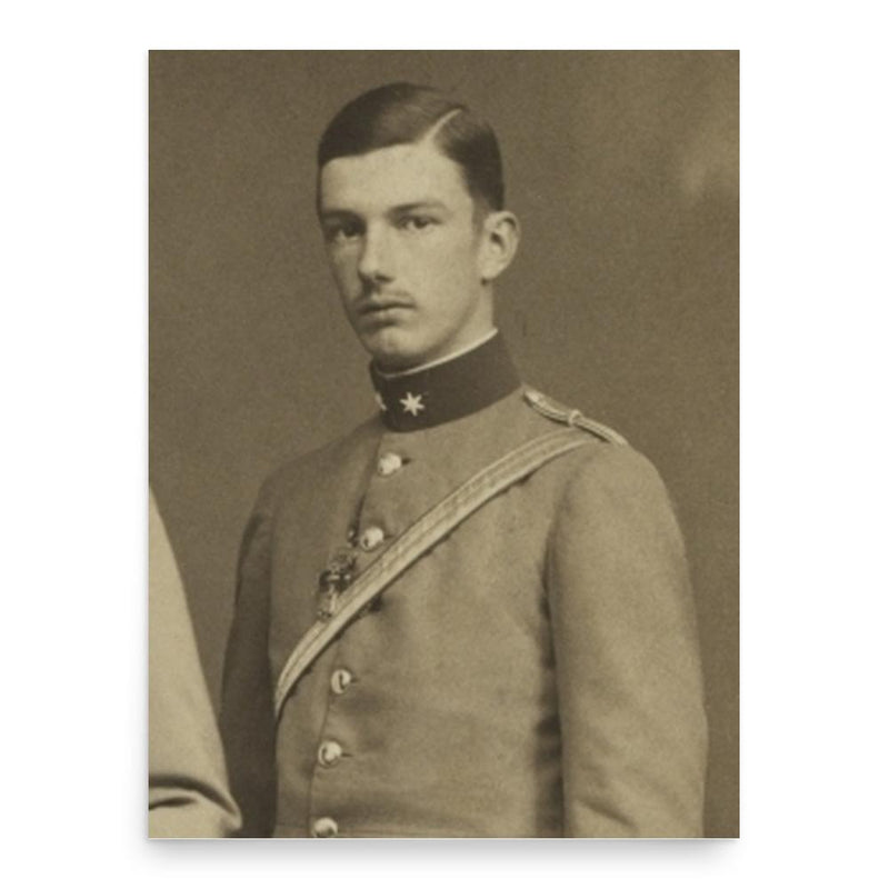 Archduke Hubert Salvator of Austria poster print, in size 18x24 inches.