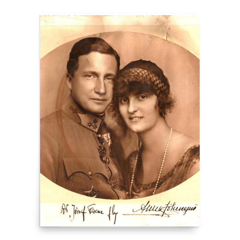 Archduke Joseph Francis of Austria poster print, in size 18x24 inches.