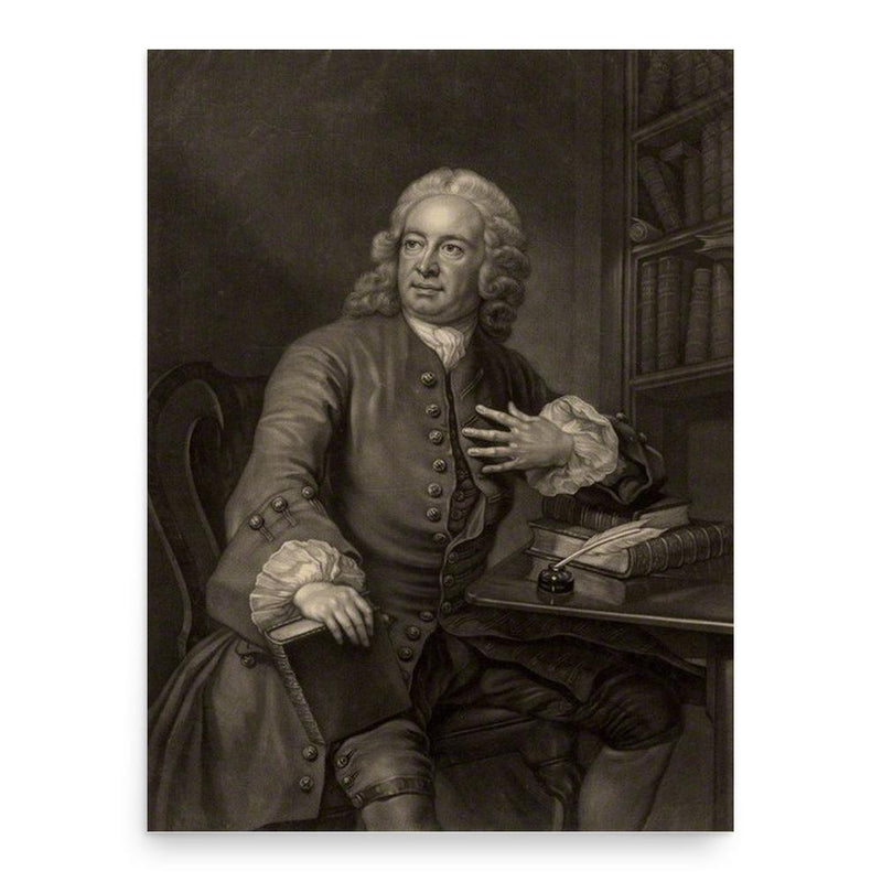 Archibald Bower poster print, in size 18x24 inches.