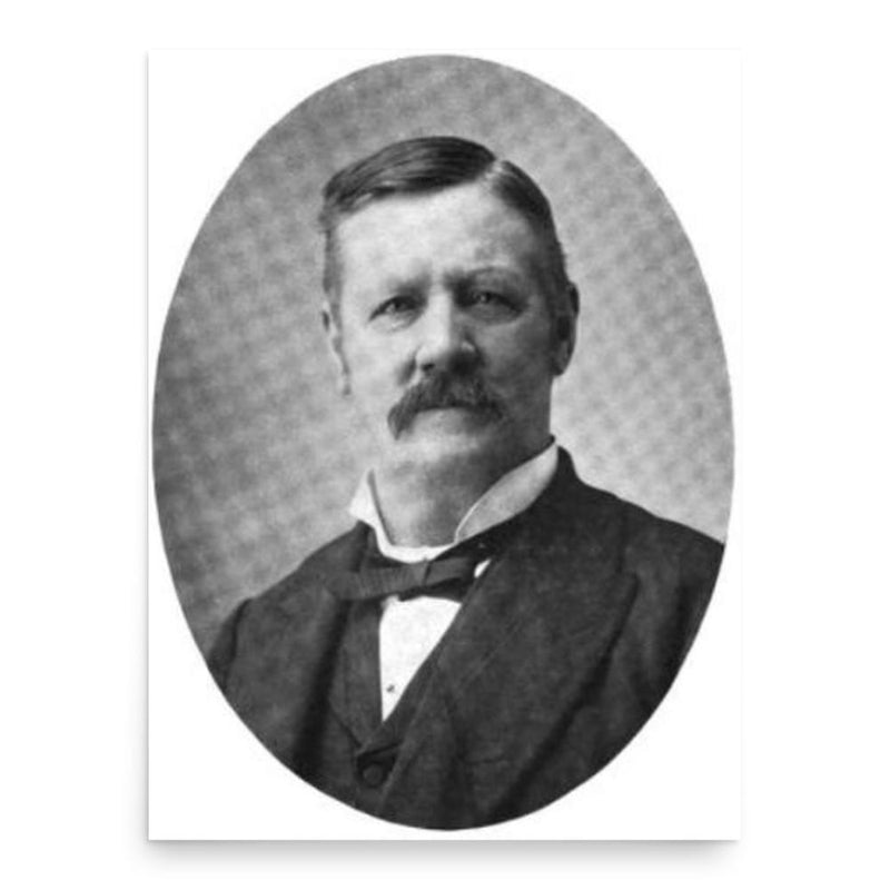 Archibald Buttars poster print, in size 18x24 inches.