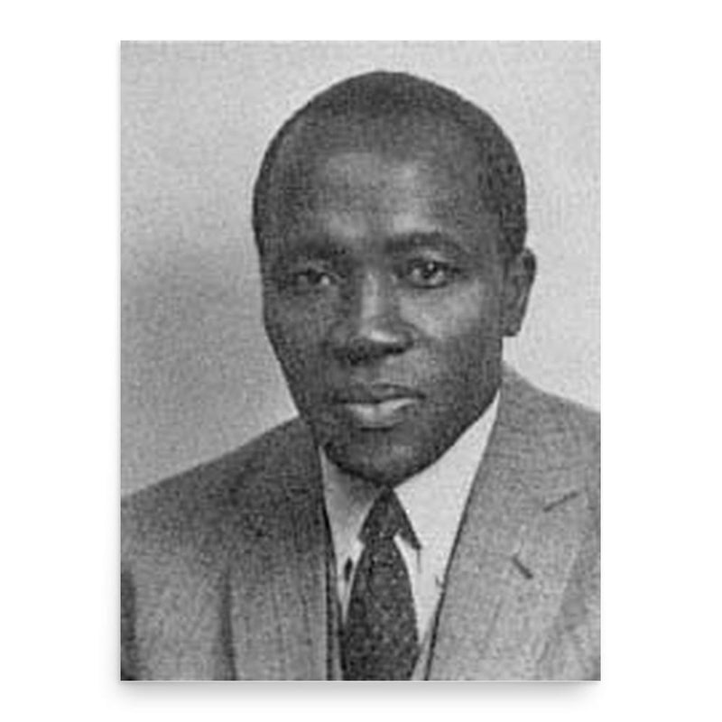 Archibald Campbell Jordan poster print, in size 18x24 inches.