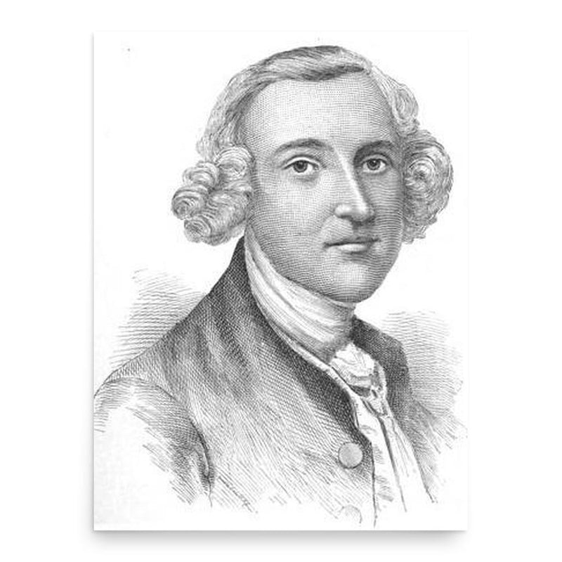 Archibald Cary poster print, in size 18x24 inches.