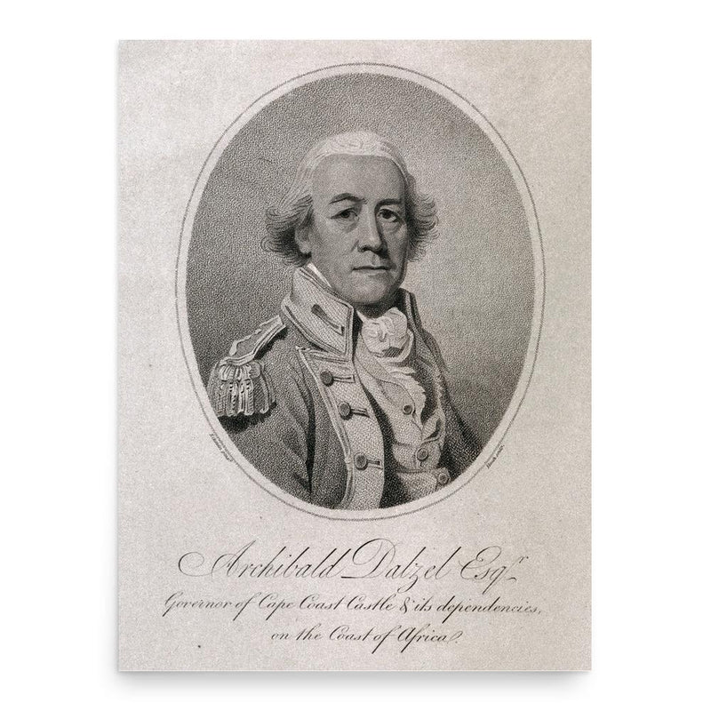 Archibald Dalzel poster print, in size 18x24 inches.