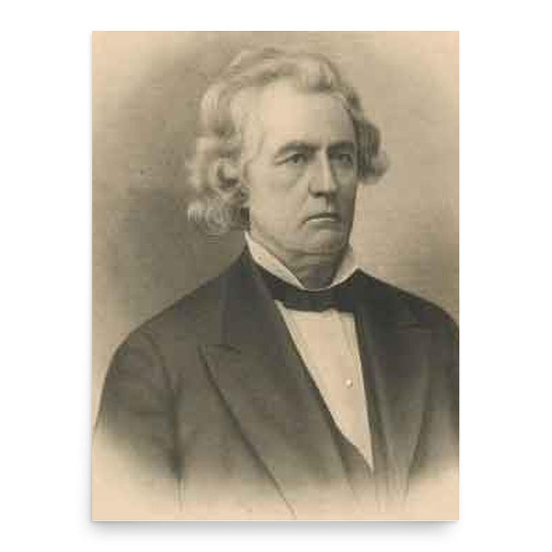 Archibald Dixon poster print, in size 18x24 inches.