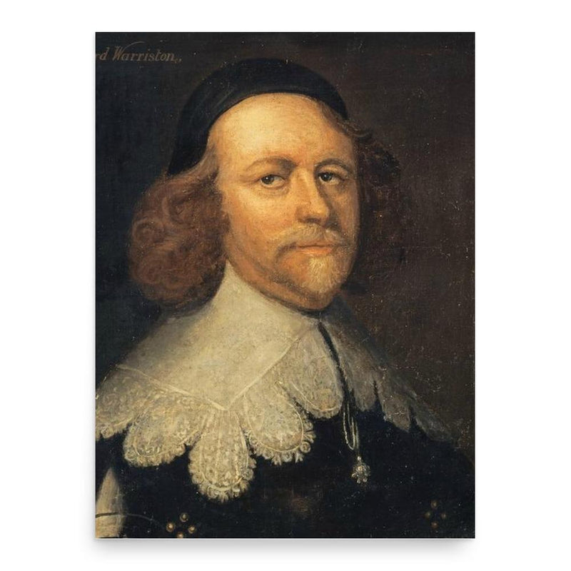 Archibald Johnston poster print, in size 18x24 inches.