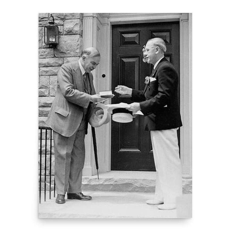 Archibald Judson Haines poster print, in size 18x24 inches.