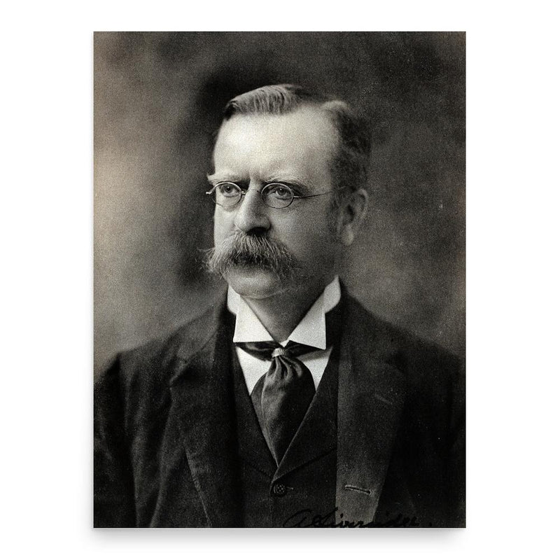 Archibald Liversidge poster print, in size 18x24 inches.