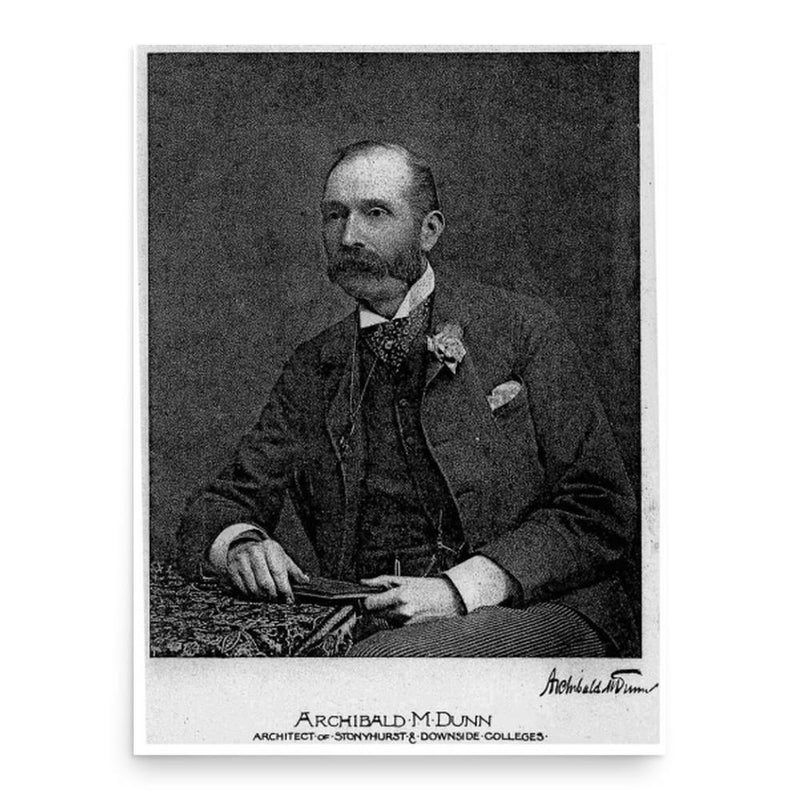 Archibald Matthias Dunn poster print, in size 18x24 inches.