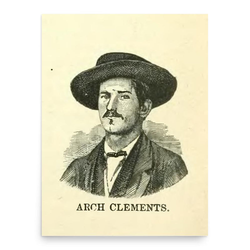 Archie Clement poster print, in size 18x24 inches.