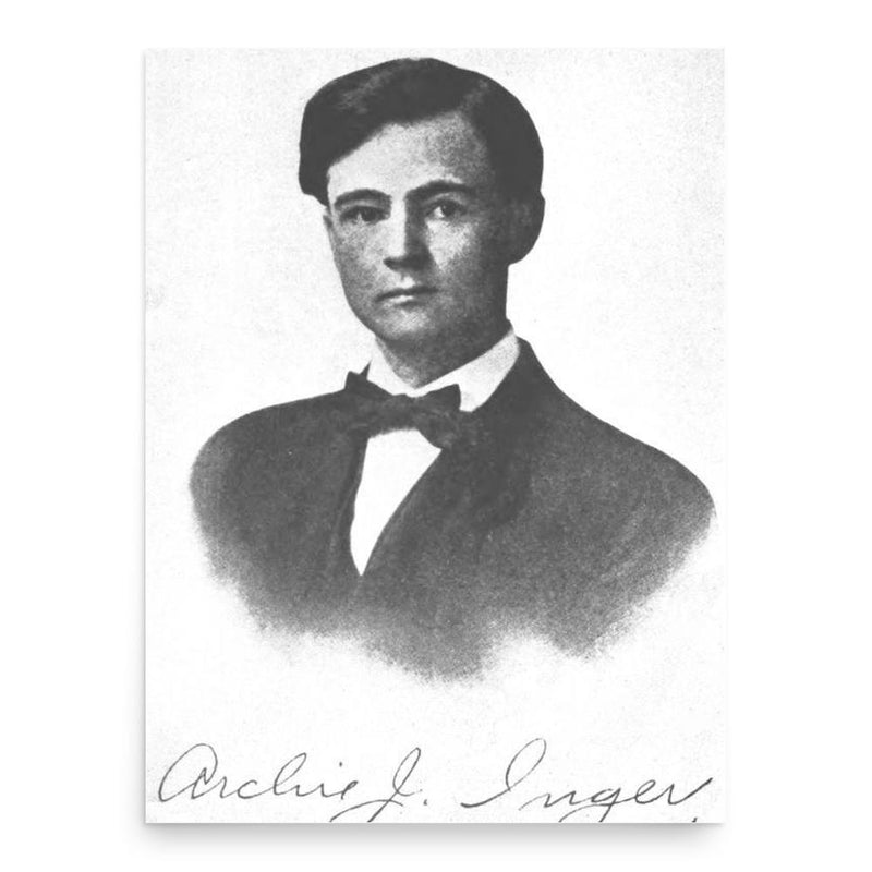 Archie Johnson Inger poster print, in size 18x24 inches.