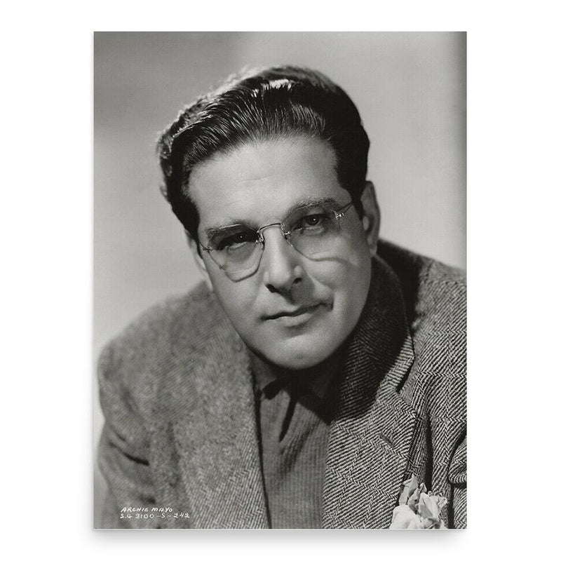 Archie Mayo poster print, in size 18x24 inches.