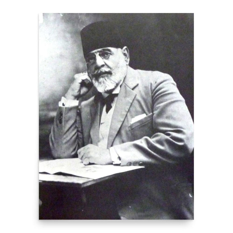 Aref al-Dajani poster print, in size 18x24 inches.