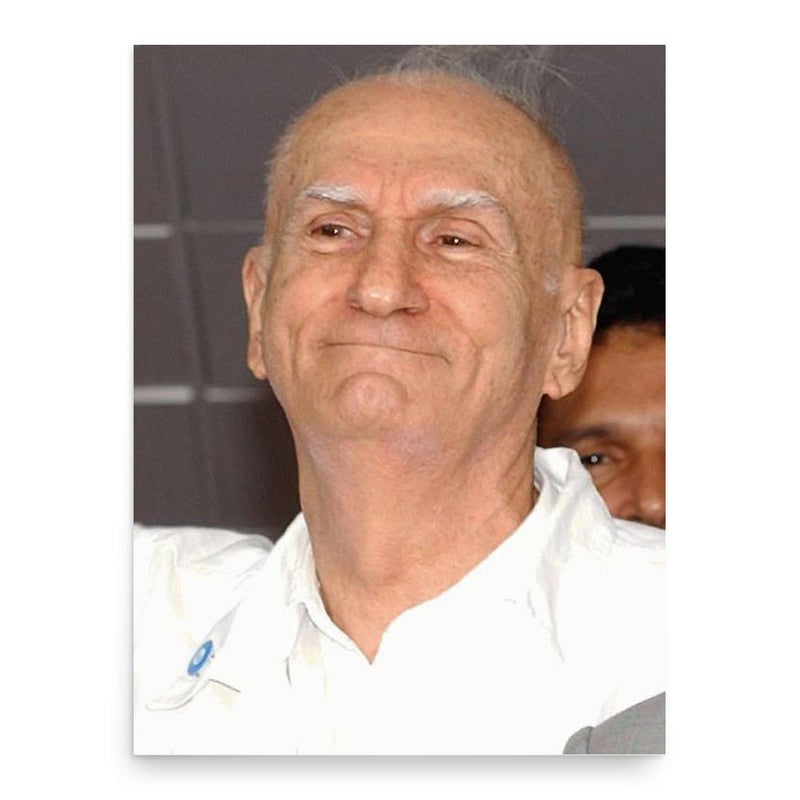 Ariano Suassuna poster print, in size 18x24 inches.