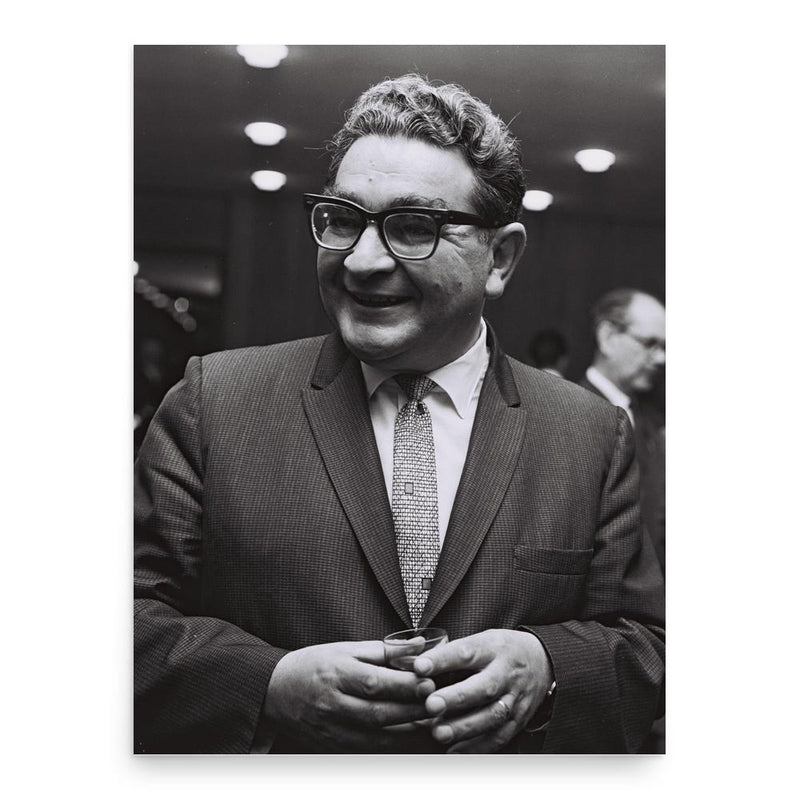 Arieh Dulzin poster print, in size 18x24 inches.