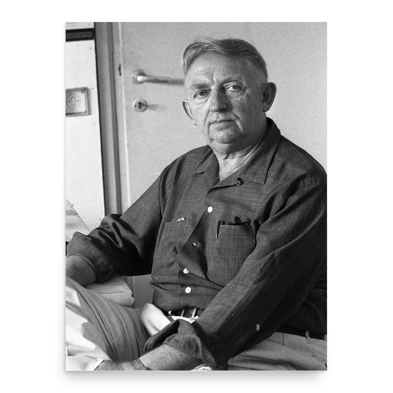 Arieh Sharon poster print, in size 18x24 inches.